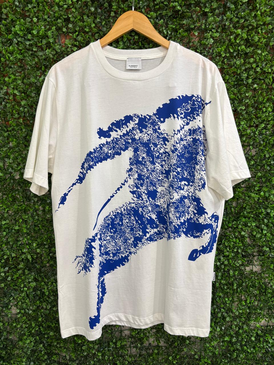 Camiseta Burberry Equestrian Azul