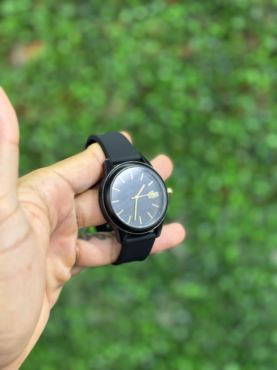 Relógio Lacoste Premium Preto Dourado