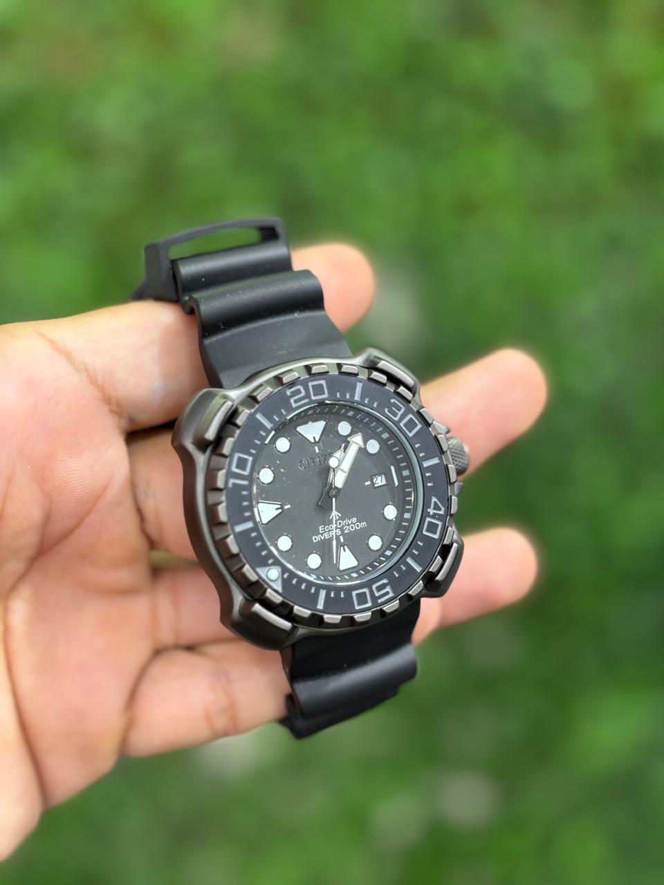 Relógio Citizen Eco-Drive Diver Preto