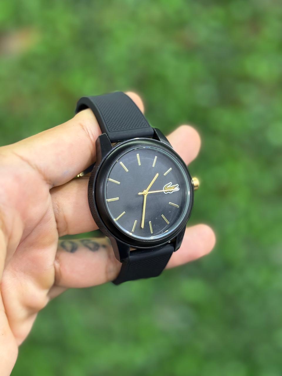 Relógio Lacoste Premium Preto Dourado