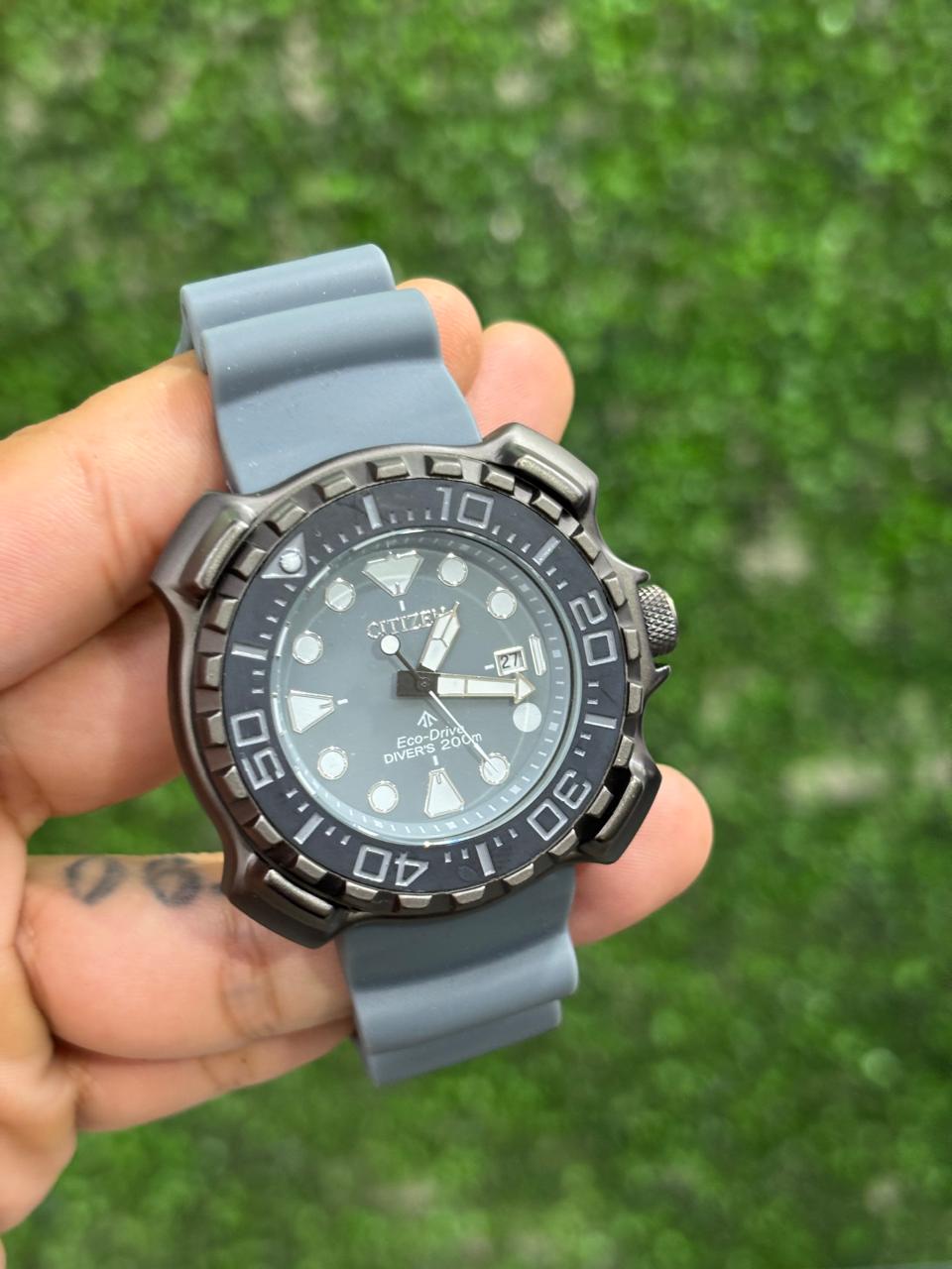 Relógio Citizen Eco-Drive Diver Cinza