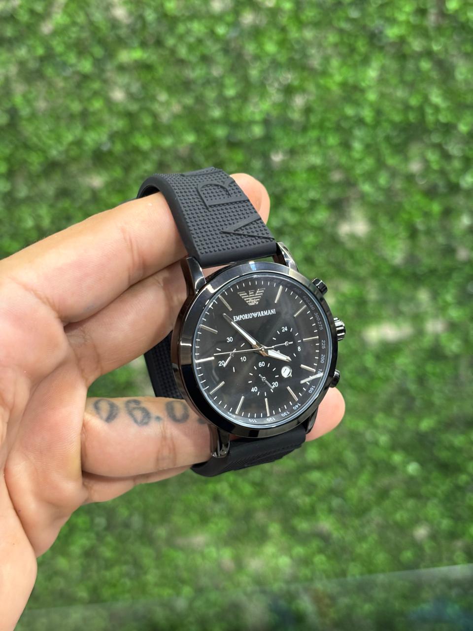 Relógio Emporio Armani Cronógrafo Preto