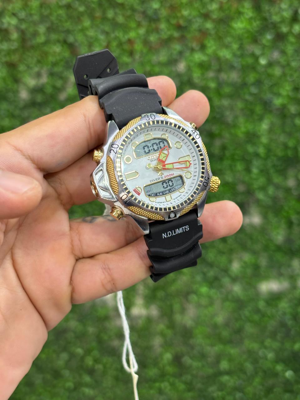 Relógio Citizen Aqualand Branco Dourado